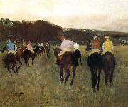 Edgar Degas Racecourse oil